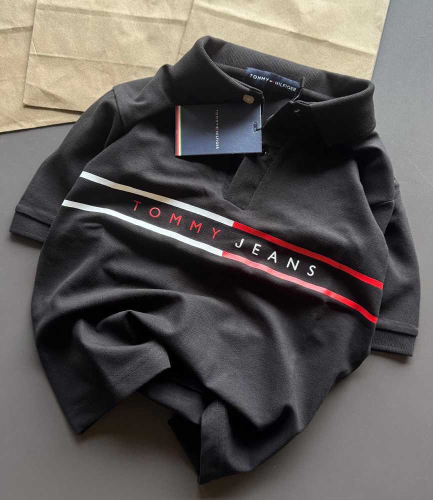 Tommy Hilfiger Black Kids Premium Quality T-shirt-2