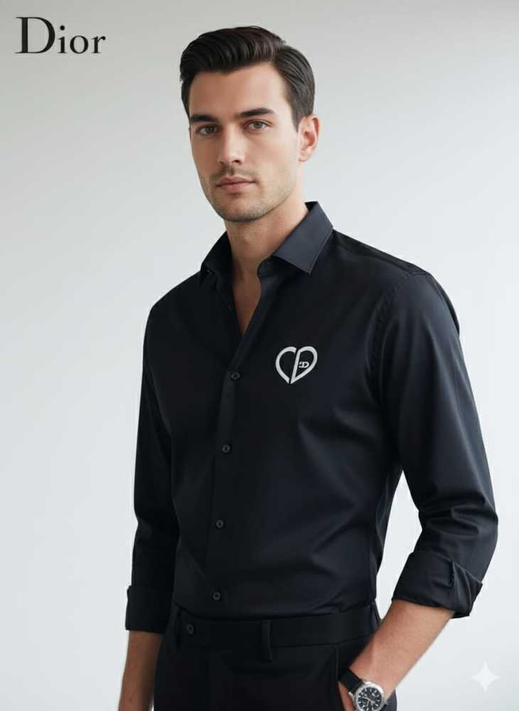 Dior Black Premium Quality Shirt-thumb-1