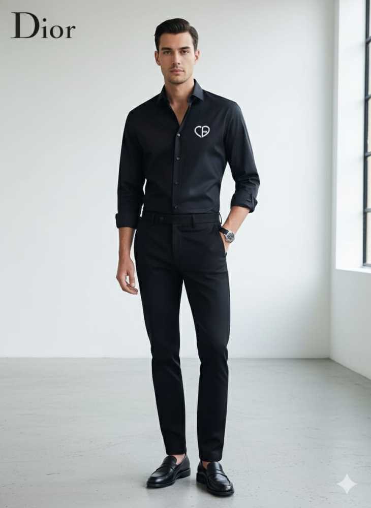 Dior Black Premium Quality Shirt-thumb-0