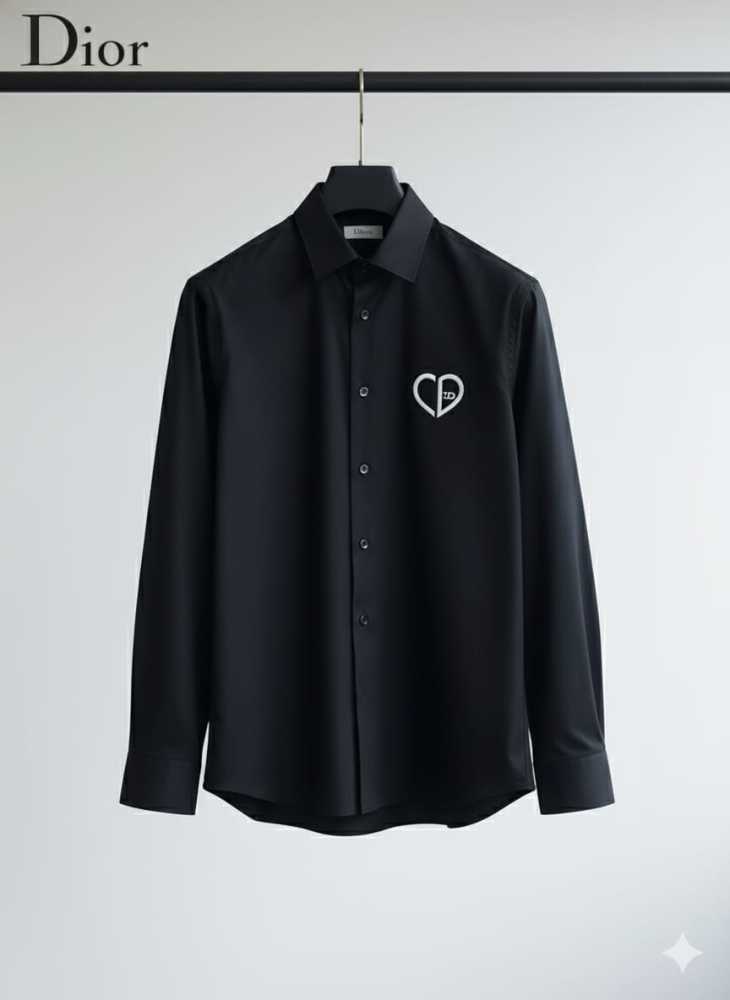 Dior Black Premium Quality Shirt-thumb-2