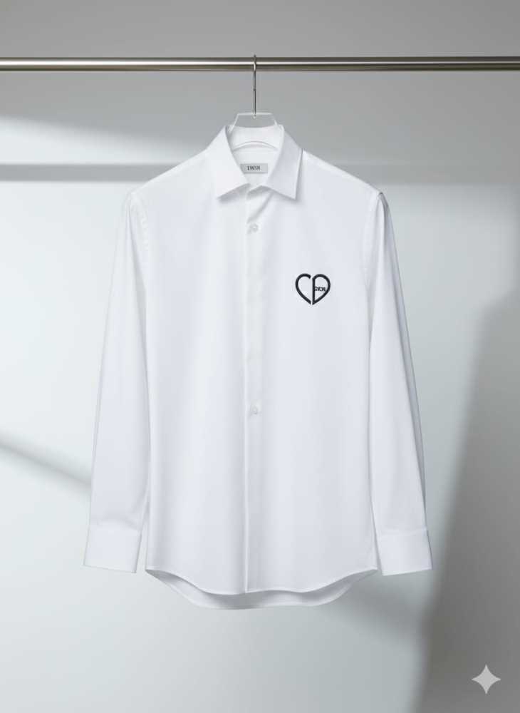 Dior White Premium Quality Shirt-2