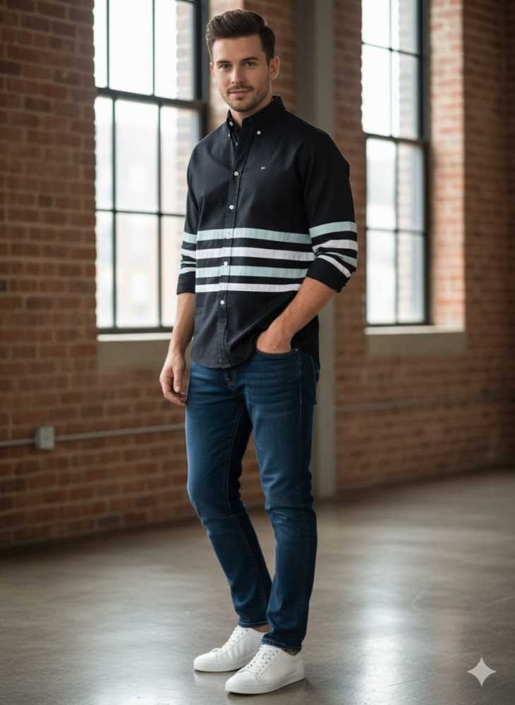 Tommy Hilfiger Black Premium Shirt-thumb-0