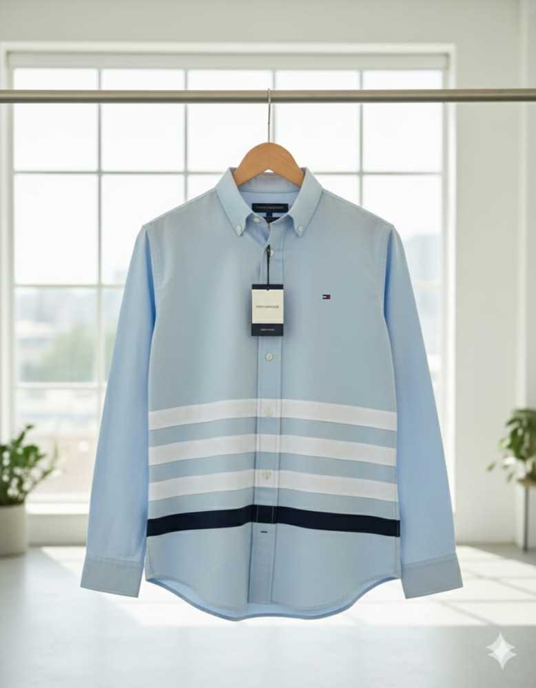 Tommy Hilfiger Sky Blue Premium Shirt-thumb-1