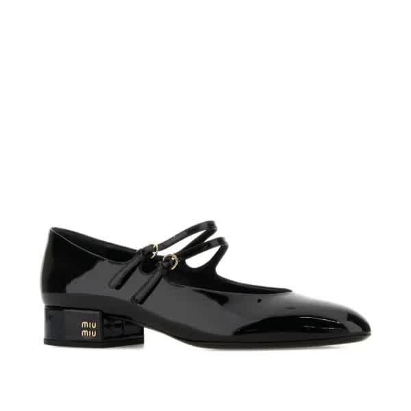 Miu Miu Women's Black Heels Sandles