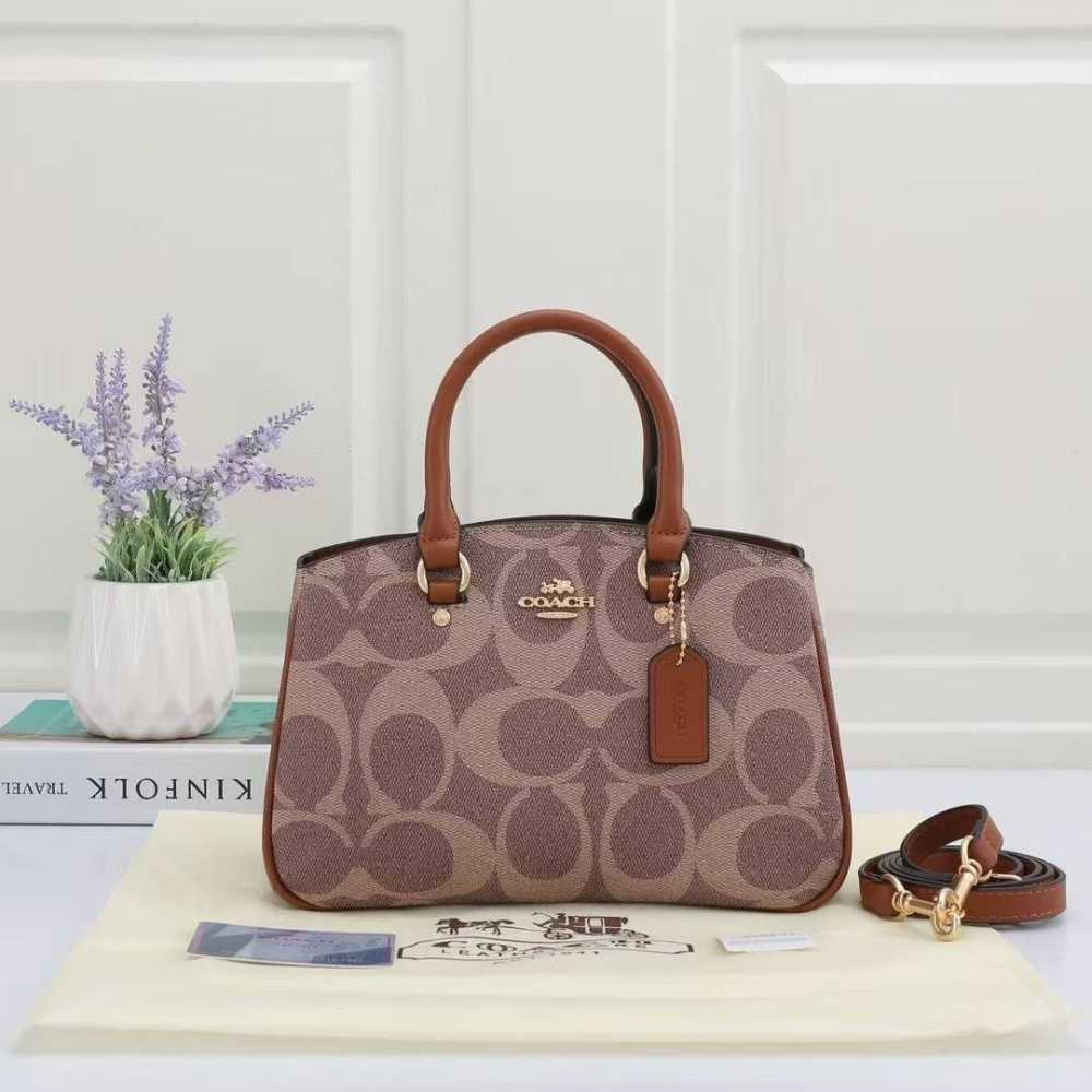 Coach C Logo Darcie Brown HandBag