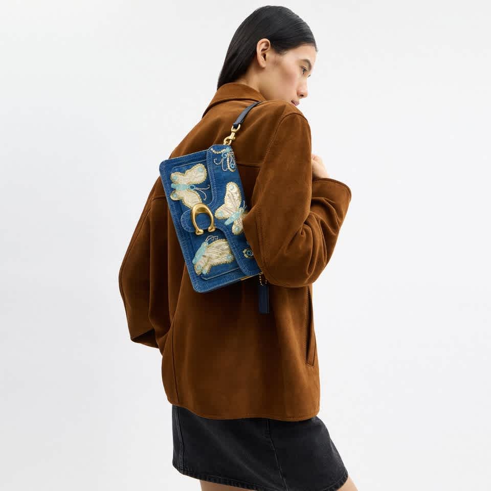 Coach Blue Tabby Shoulder Bag-4