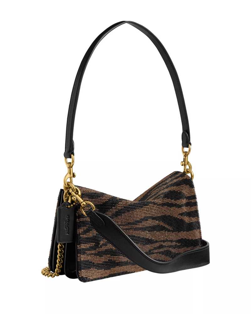 Coach Black Tabby Shoulder Bag-thumb-2