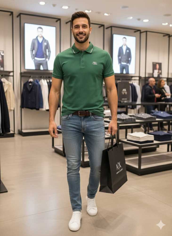 Armani Exchange Green Premium Quality T-shirt