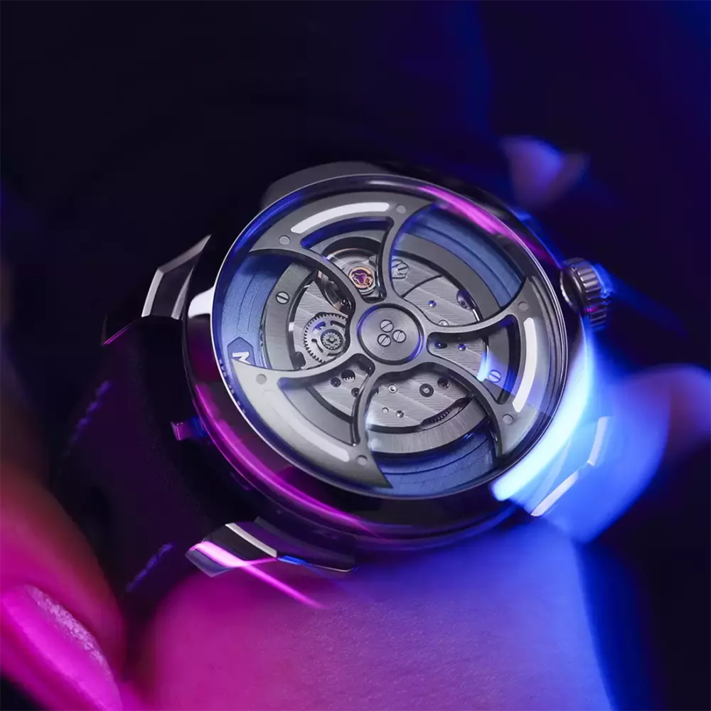 MB&F M.A.D.1S Ice Blue Swiss Automatic Avant-Garde Timepiece Watch-4