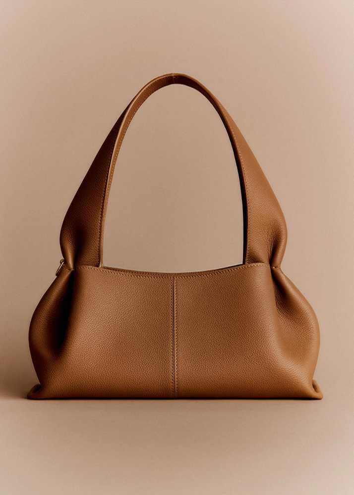 Polene Numero Neuf Brown Shoulder Bag