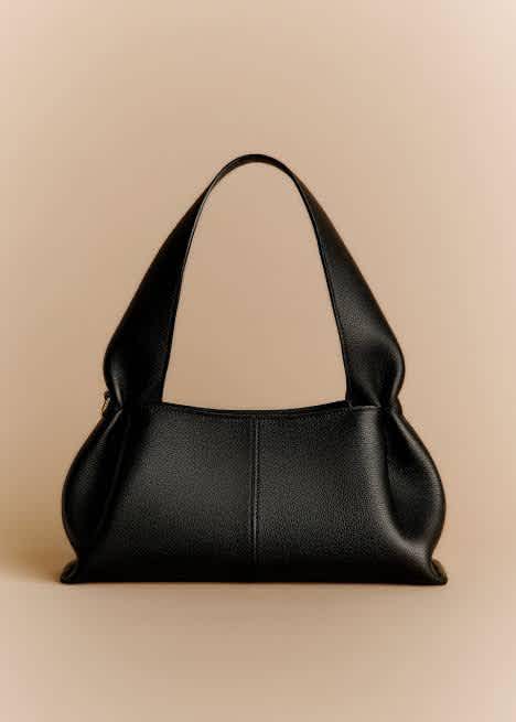 Polene Numero Neuf Black Shoulder Bag