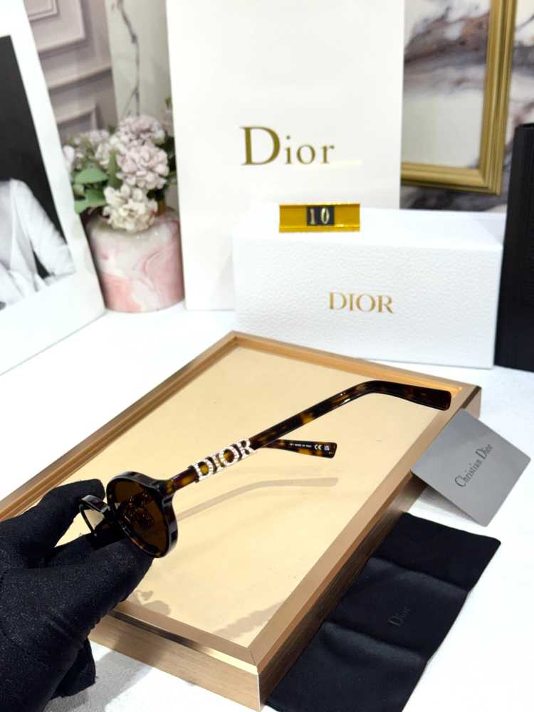 Dior Brown Premium Women's Sunglasses-3