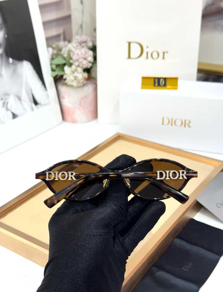 Dior Brown Premium Women's Sunglasses-4