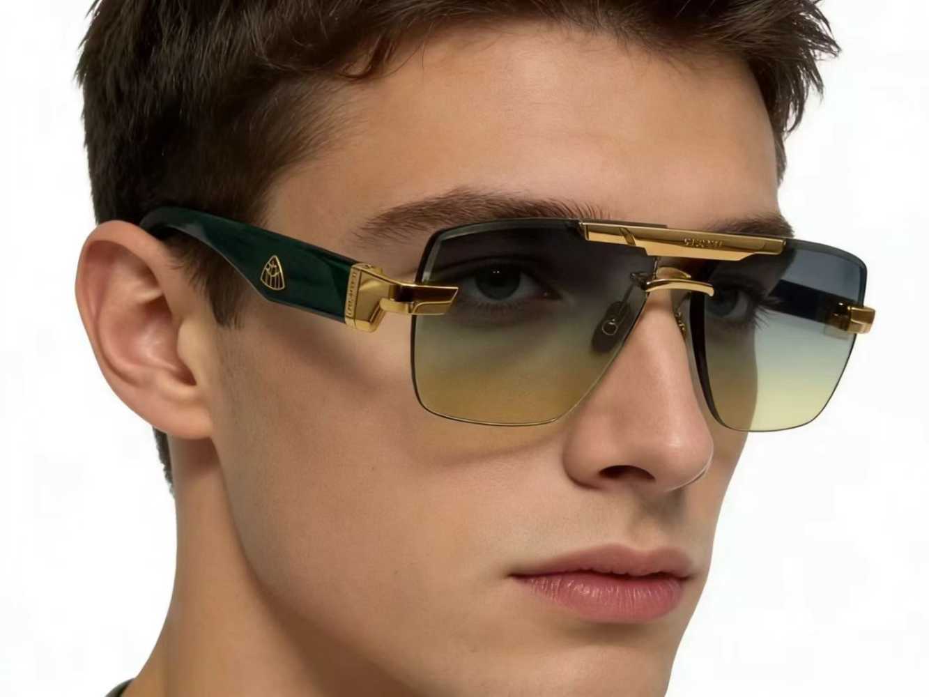 Maybach Green Premium Quality Sunglasses