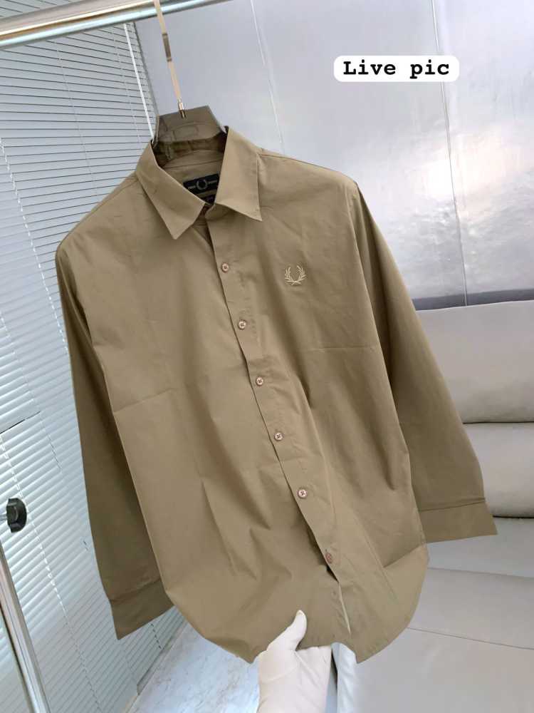 Fred Perry Beige Premium Quality Shirt-1