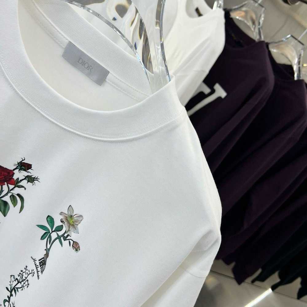 Dior Star & Signature Graphic White Cotton T-Shirt-2