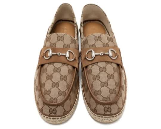 Gucci GG Women's Princetown Flat Sandals with Crystal Horsebit