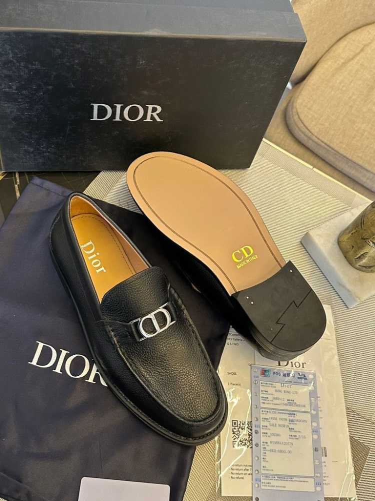 Dior Black Premium Quality Loafers