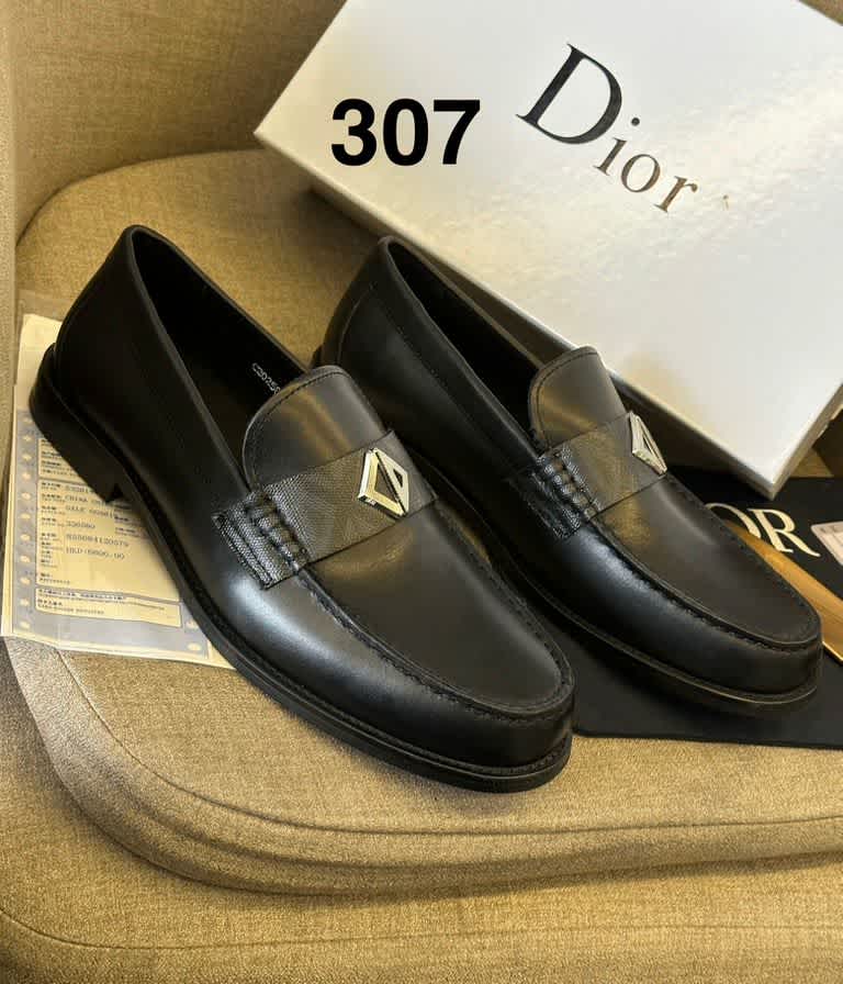 Dior Black Premium Quality Loafers