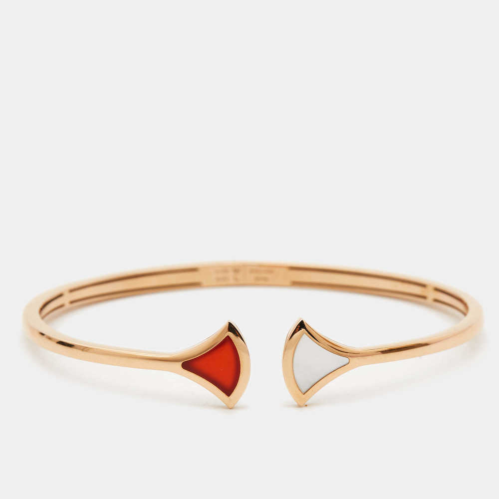 Bvlgari Divas' Dream 18K Rose Gold Open Cuff Bracelet