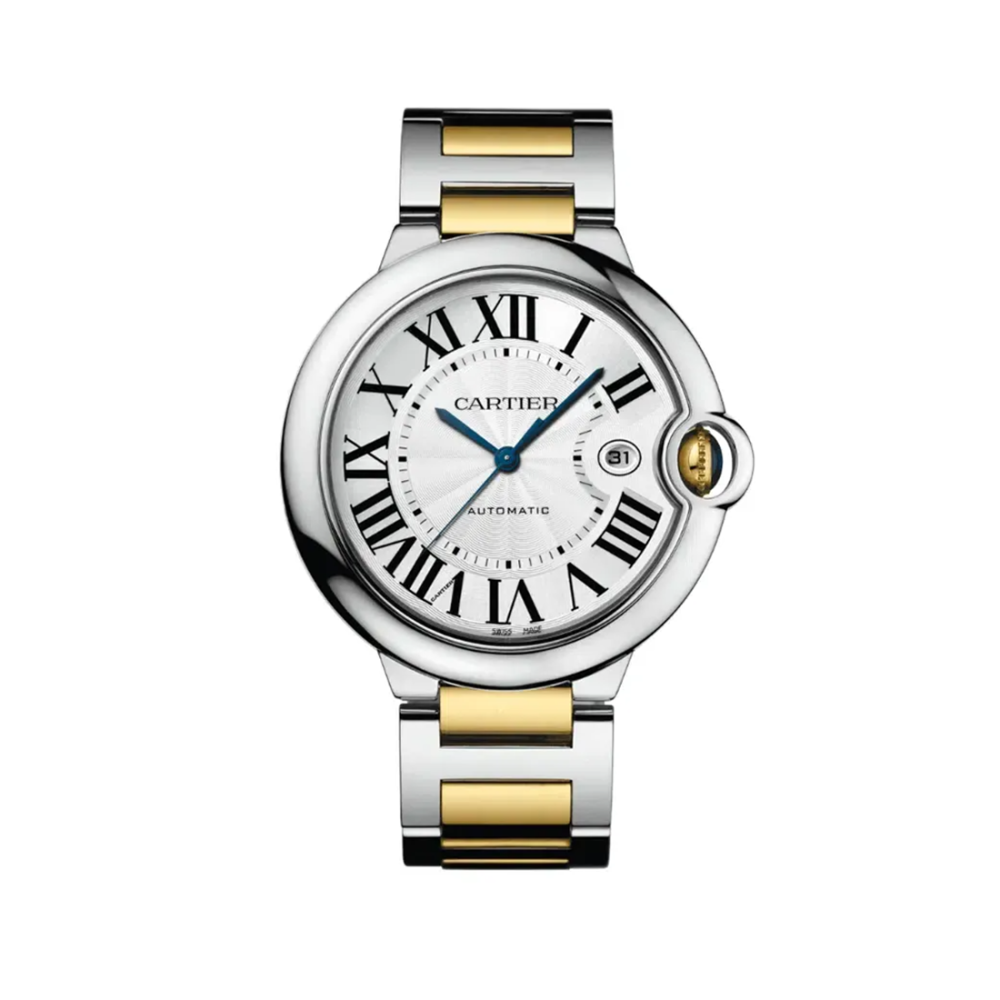 Cartier Ballon Bleu de 18K Yellow Gold Steel Watch WSBB0003