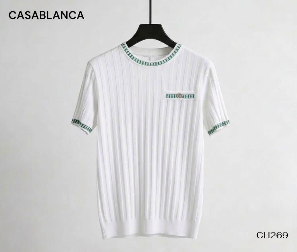 Casablanca White Premium Quality T-shirt