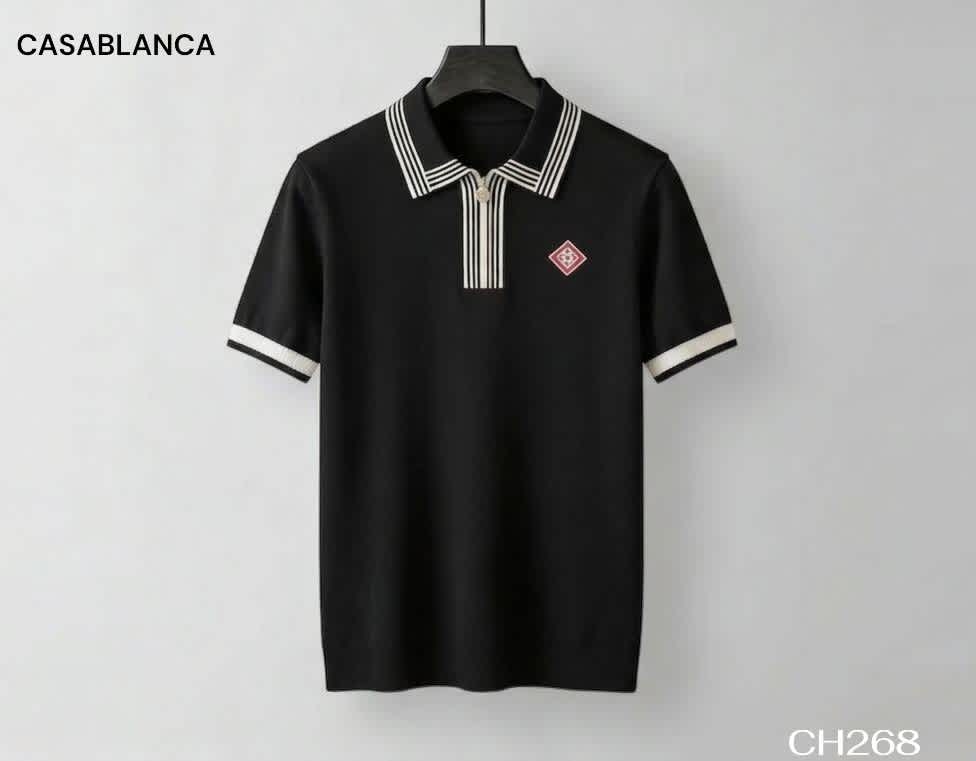 Casablanca Black Premium Quality T-shirt