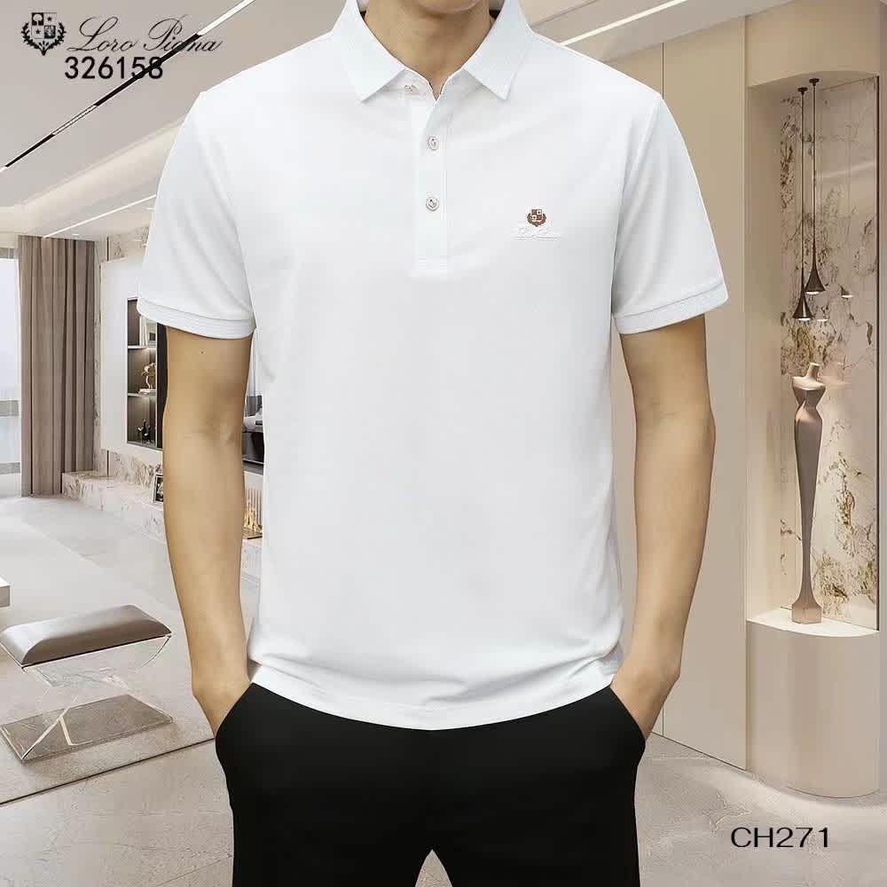Loro Piana White Premium Quality T-Shirt