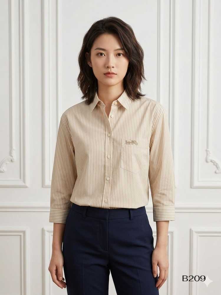 Coach Brown Premium Quality Women Shirt