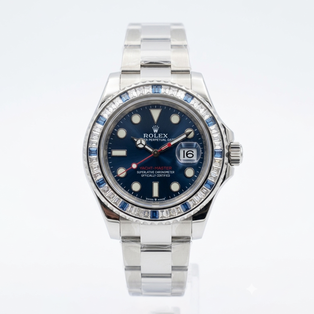 Rolex Yacht-Master 40 116622 Blue Dial with Blue Bezel Mens Watch