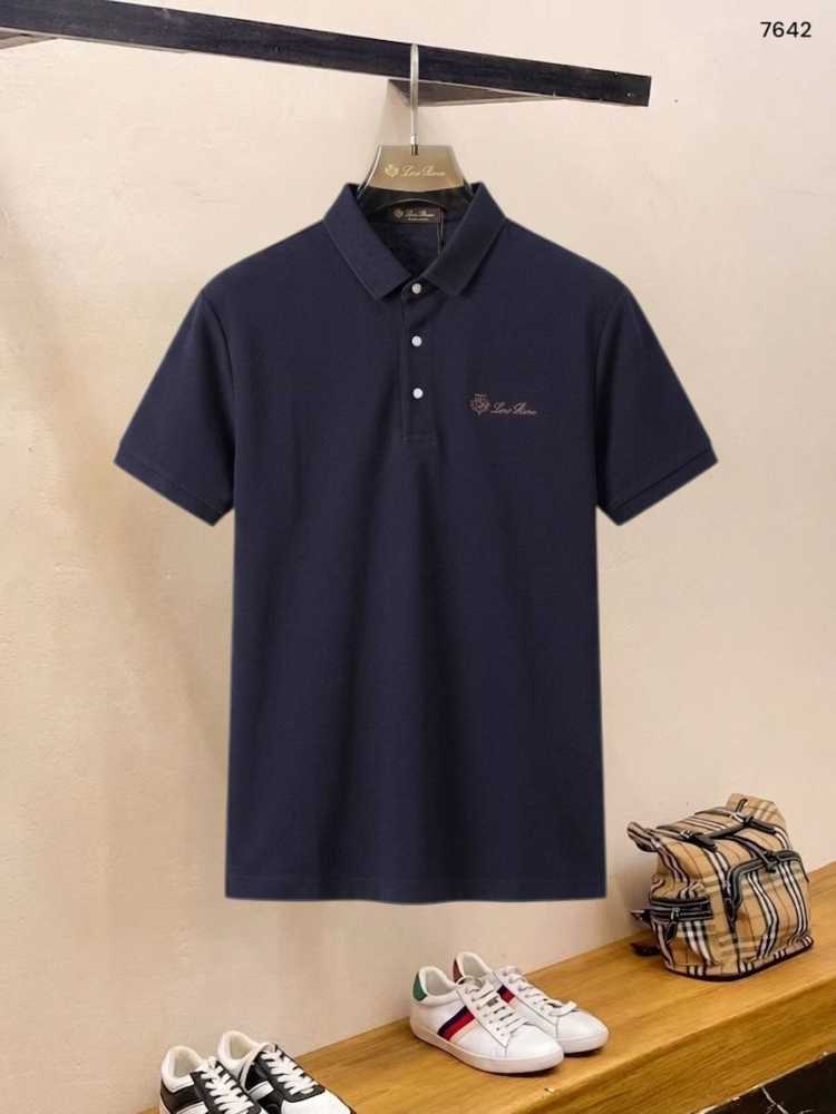 Loro Piana Blue Premium Quality T-Shirt