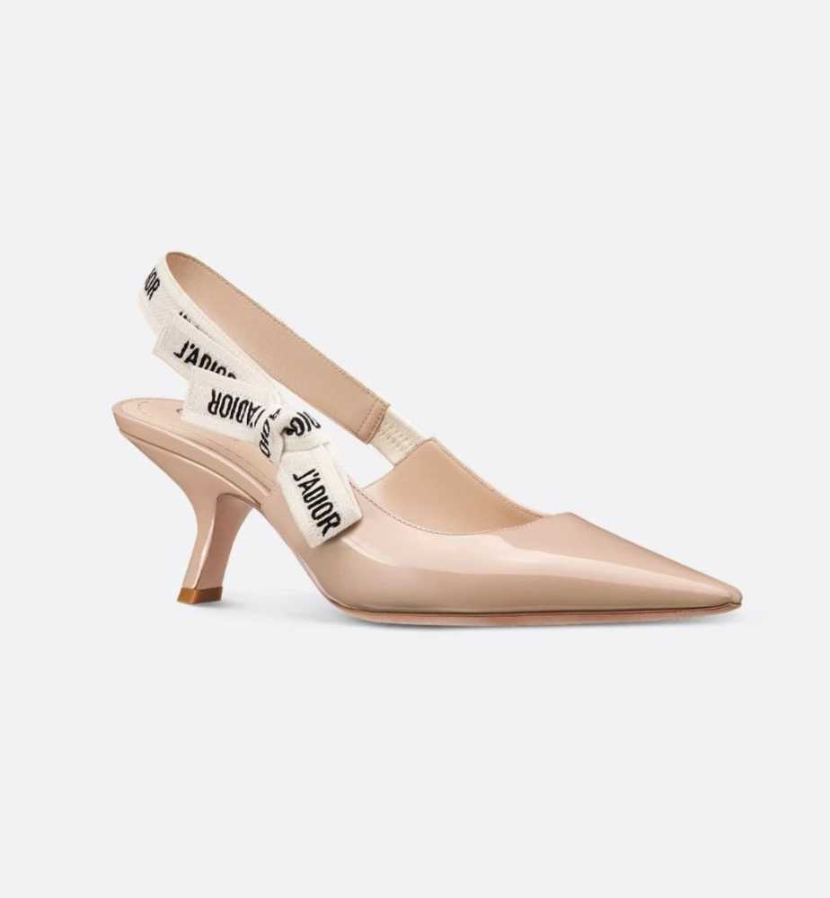 Christian Dior Peach Premium Quality Heels Sandals