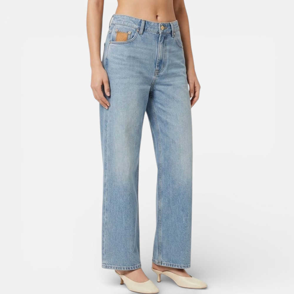 Louis Vuitton Denim Wide Leg Jeans