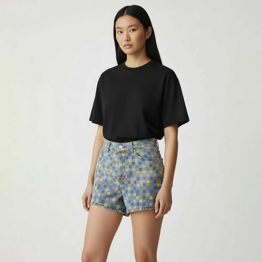 Louis Vuitton Damier Denim Shorts