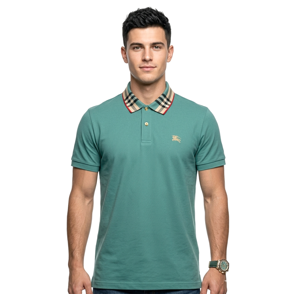 Burberry Green Premium Luxury T-shirt