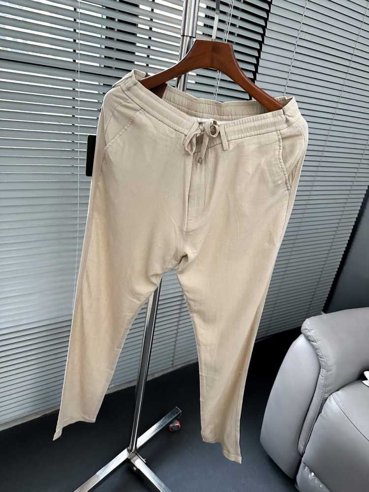 Loro Piana Cream Premium Quality Pants