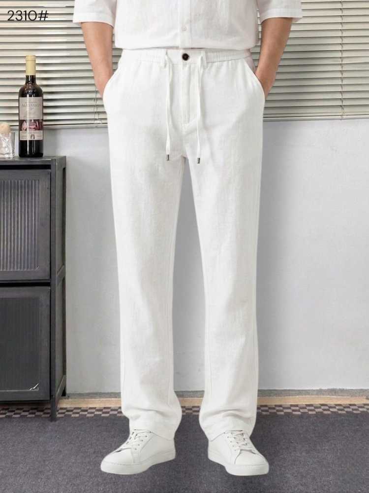 Loro Piana White Premium Quality Pants