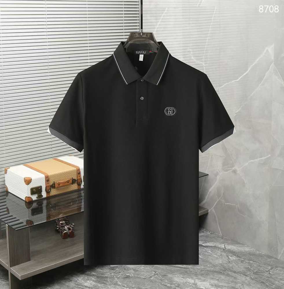 Gucci Black Premium Quality Polo T-shirt