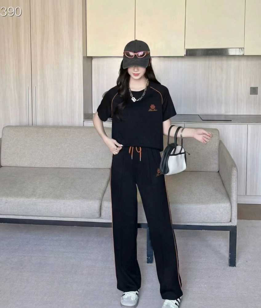 Loro Piana Black Premium Quality Co-ord Set