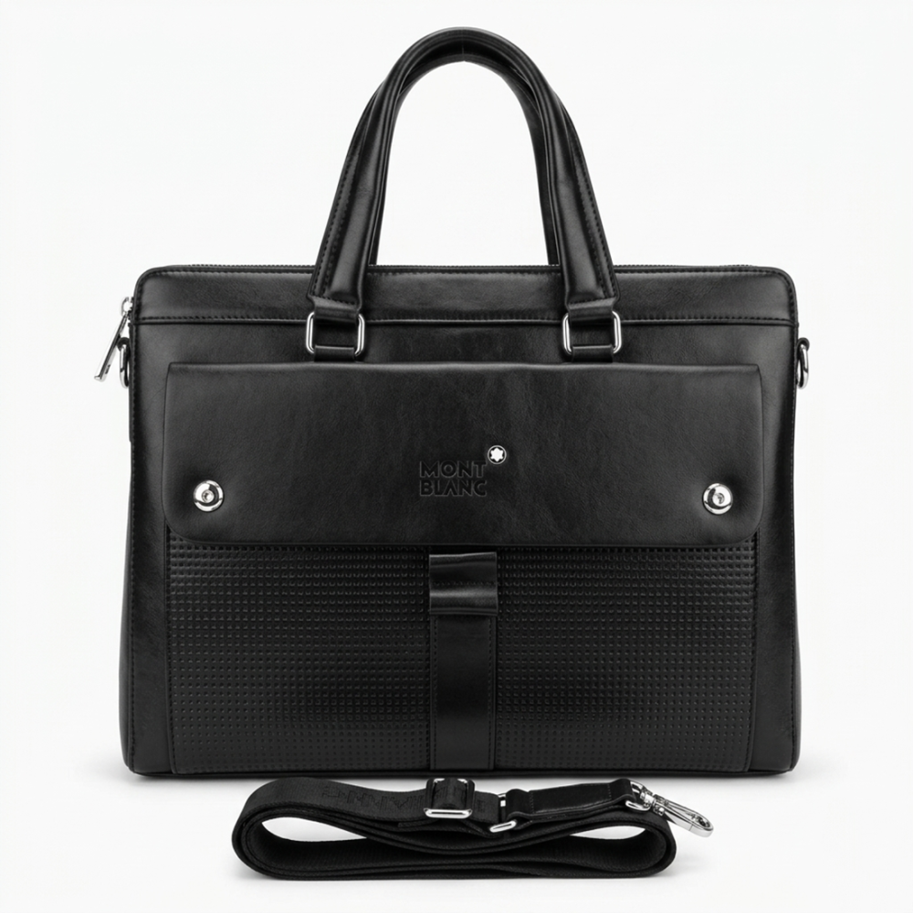 Montblanc Black Laptop Bag