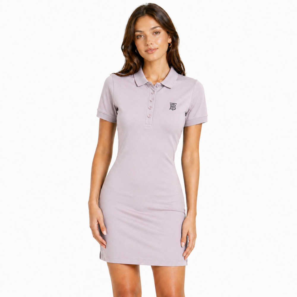 Burberry Purple Premium Quality Dress