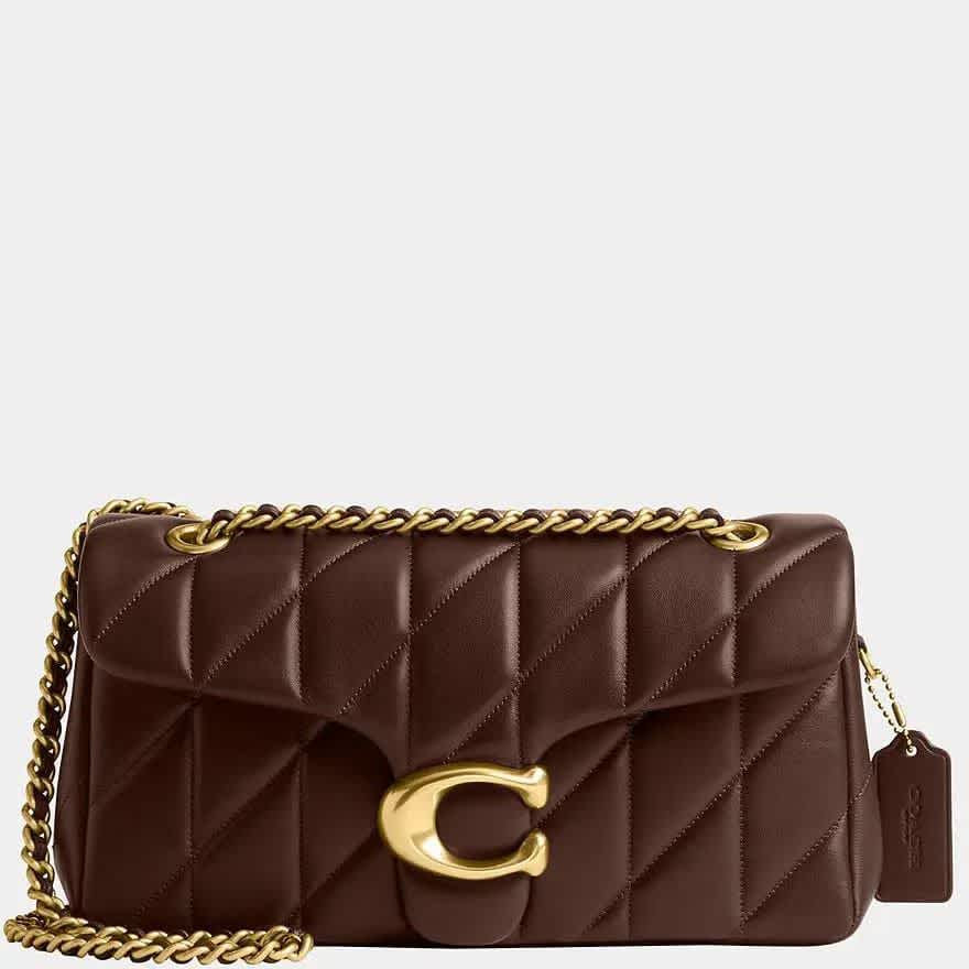 Coach Tabby 26 Quilted Dark Brown Sling Bag