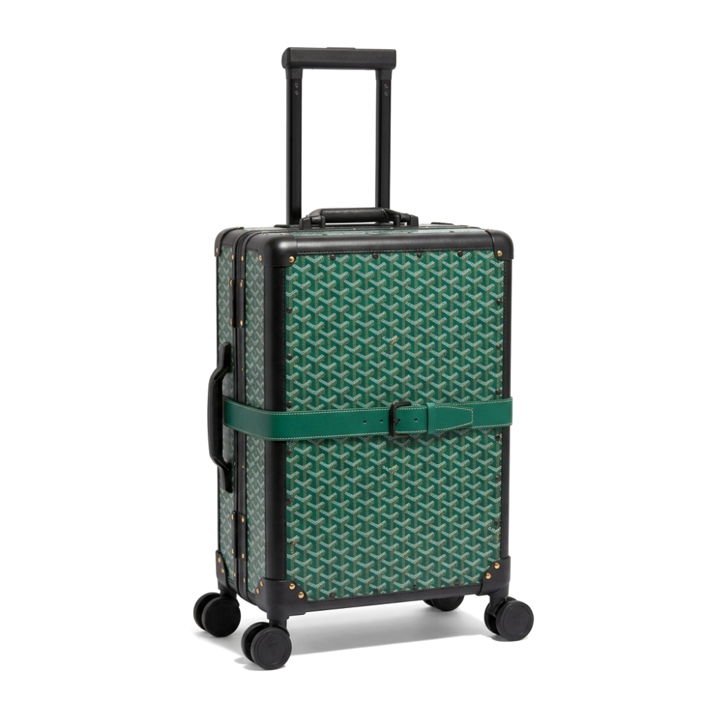 Goyard Bourget PM Green Trolley Bag
