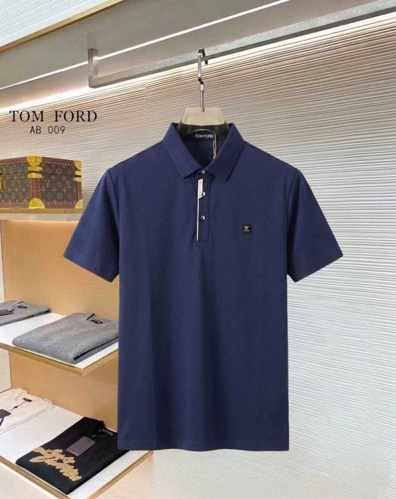 Tom Ford Blue Premium Cotton T-shirt