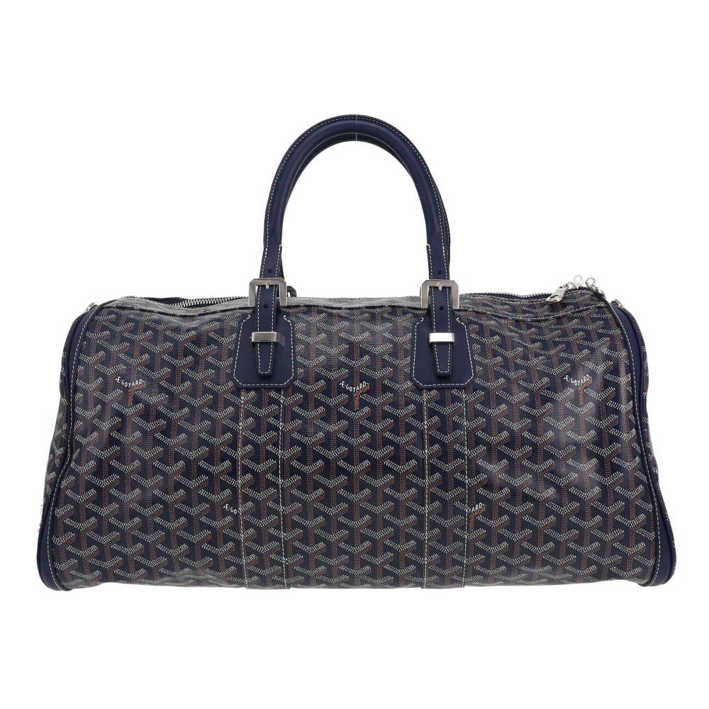 Goyard Boeing 55 Blue Duffle Bag