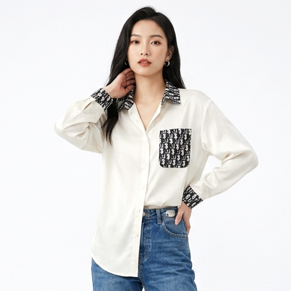 Dior White Premium Quality Womens Shirt