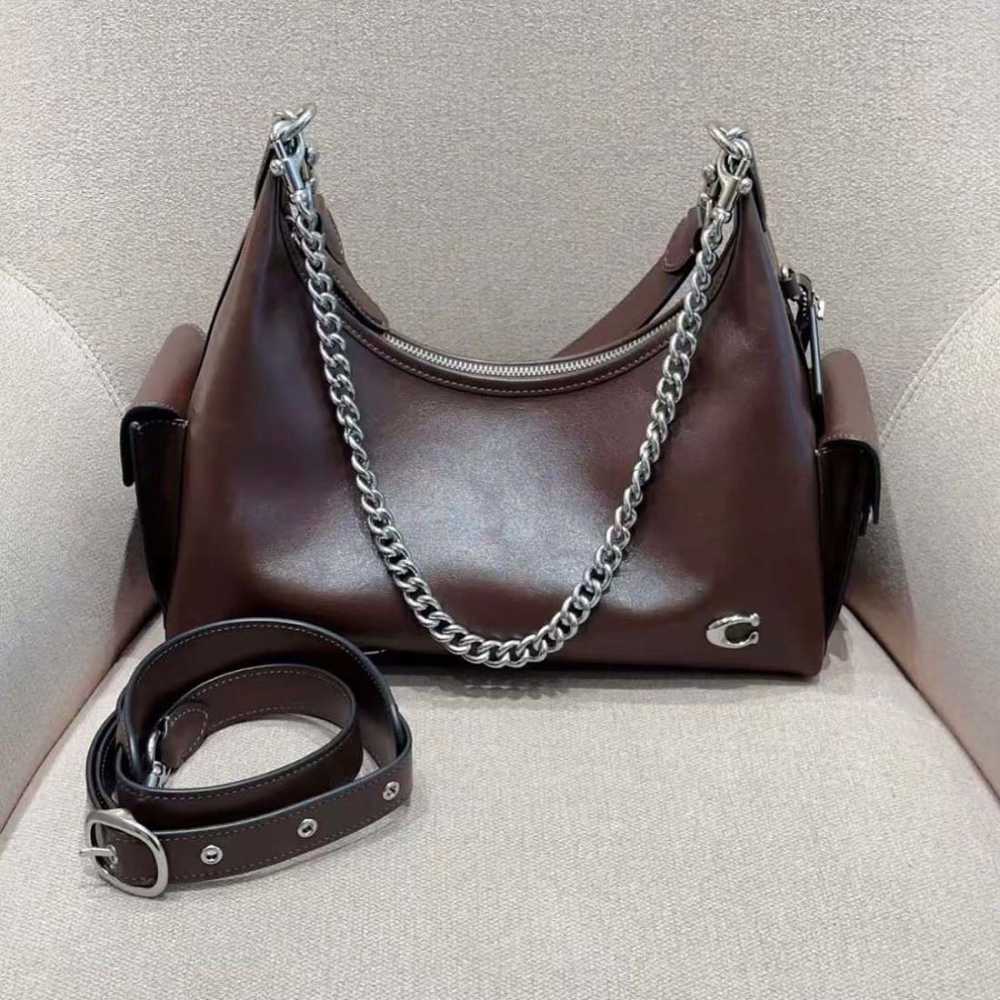 Coach Pocket Glazed Coffee Juliet Bag