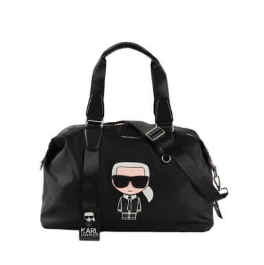 Karl Lagerfeld Black Duffle Bag