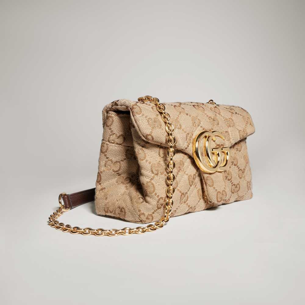 Gucci Marmont Signature Beige Sling Bag