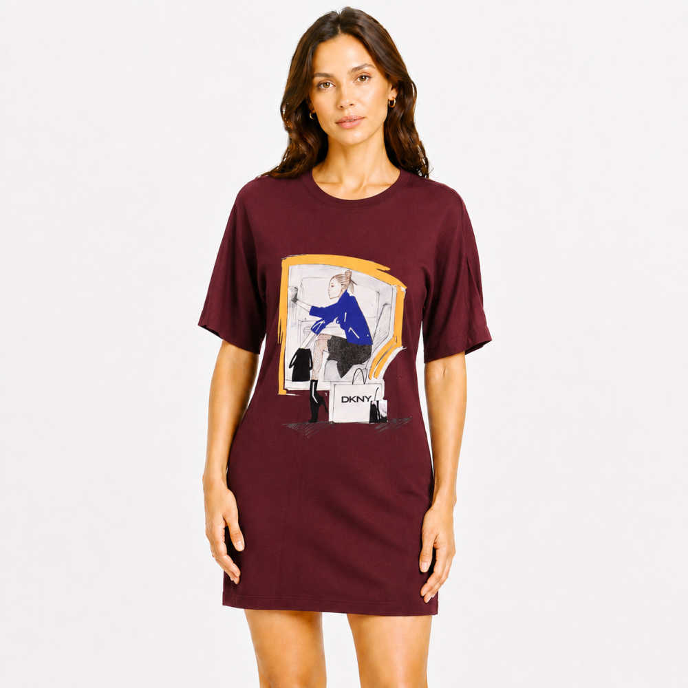 DKNY Purple Premium Quality Dress